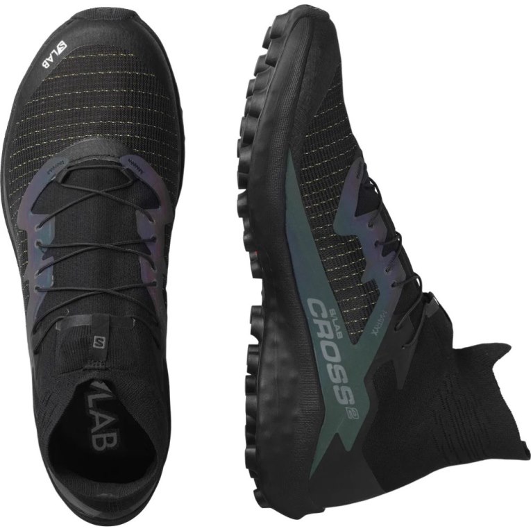 Sapatilhas Trail Running Salomon S/Lab Cross 2 Masculino Pretas | PT M71364